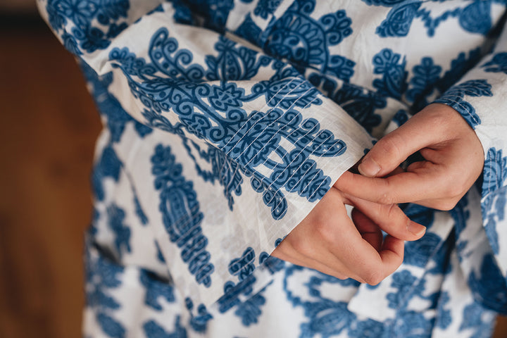 Myla Lightweight pure cotton Robe - Woven Riches NI