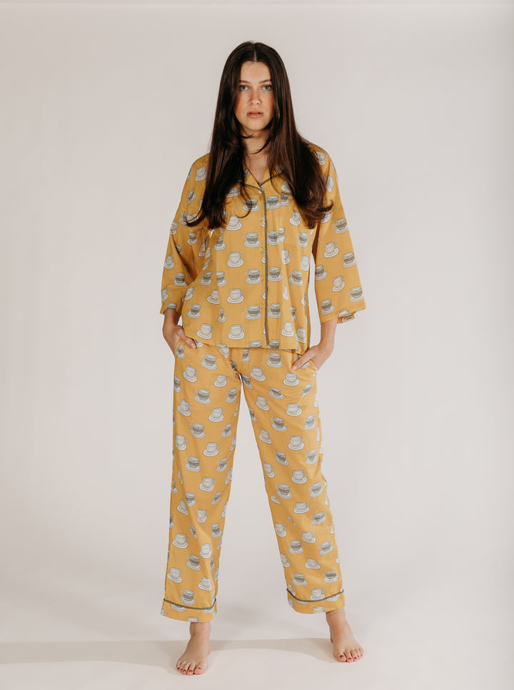 Chai Print Pyjamas - Woven Riches NI