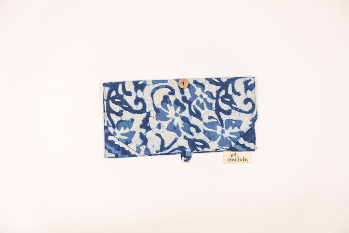 Cutlery Holder - Blue Floral - Woven Riches NI