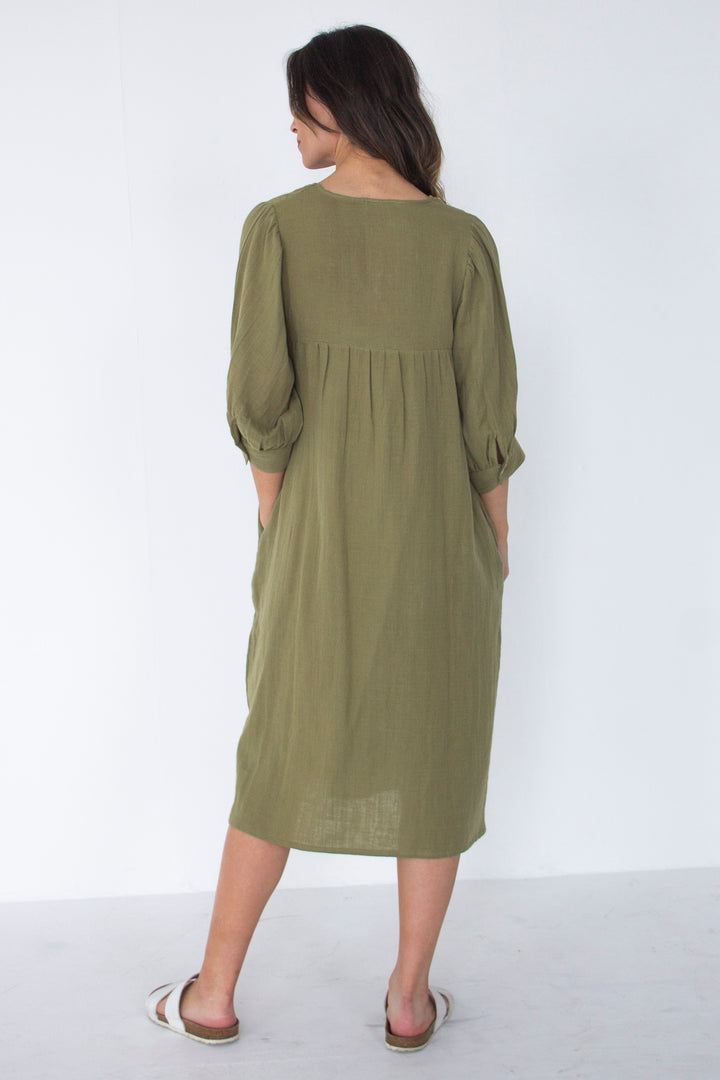 Olive Dress - Woven Riches NI