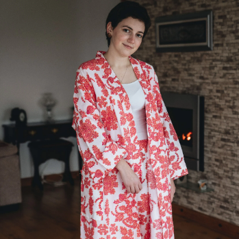Lightweight pure cotton kimono - Woven Riches NI