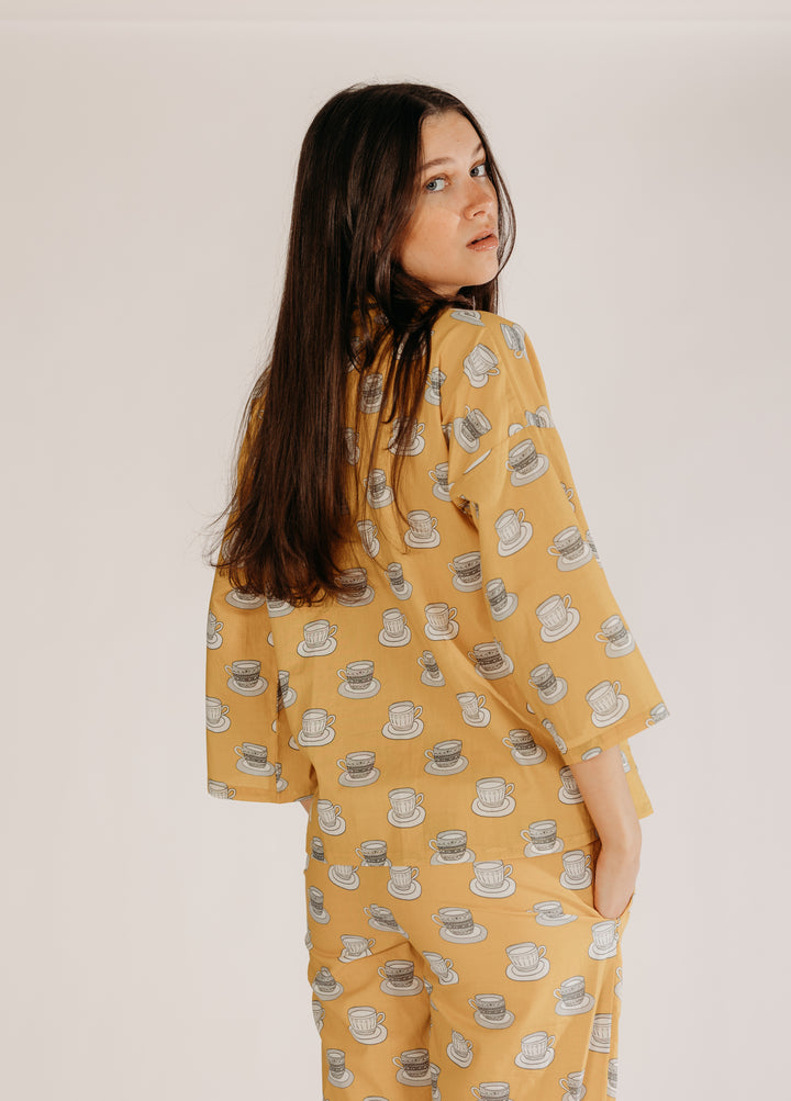 Chai Print Pyjamas - Woven Riches NI