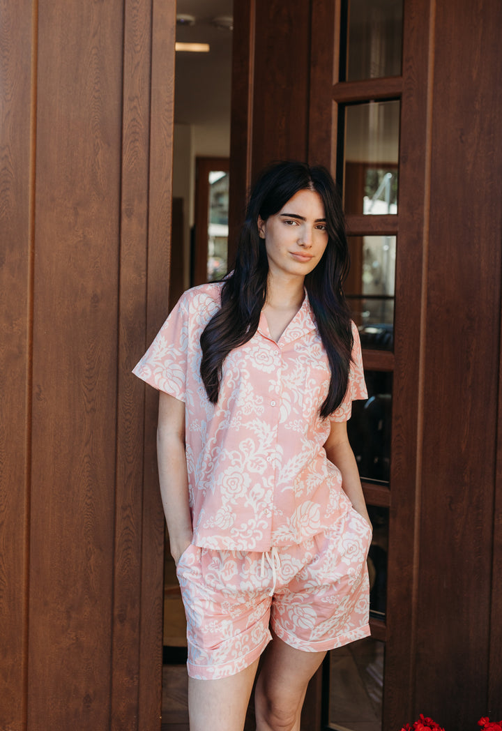Samara Shorts and Shirt Pyjama Set - Woven Riches NI